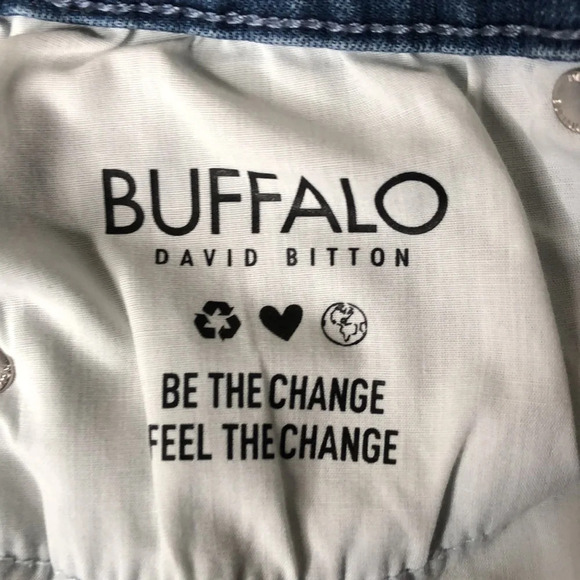 Buffalo David Bitton Alyssa Stretch High Rise Straight Leg Jeans - Picture 9 of 11